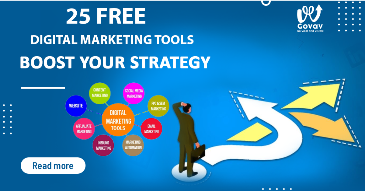 25 Free Digital Marketing Tools